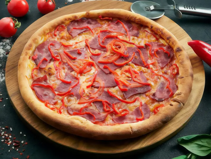 Pastırmalı Pizza (Orta Boy)