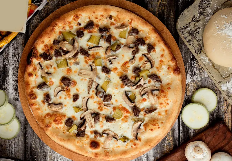 Mantarlı Pizza (Orta Boy)