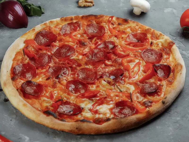 Sucuklu Pizza (Orta Boy)