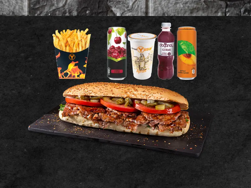 Patatesli Tam Porsiyon Ekmek Arası Döner